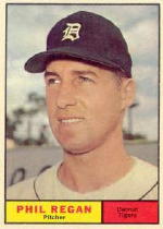 1961 Topps Baseball Cards      439     Phil Regan RC